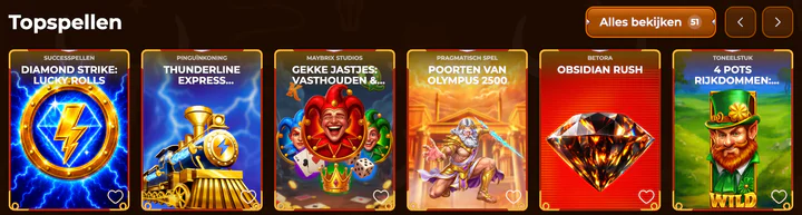 Jeux de casino en ligne sur RodeoSlot