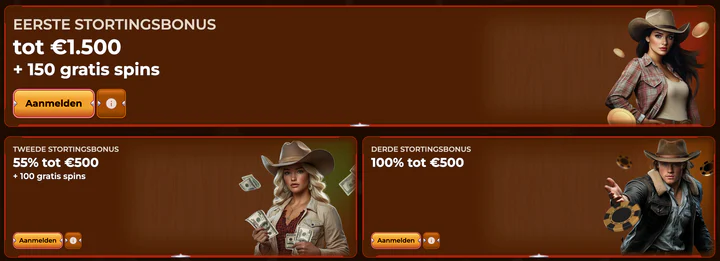 Offres de bonus et promotions sur RodeoSlot Casino